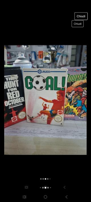 4 giochi scatolati Nintendo nes e nint64