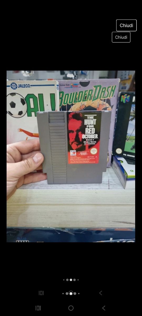 4 giochi scatolati Nintendo nes e nint64