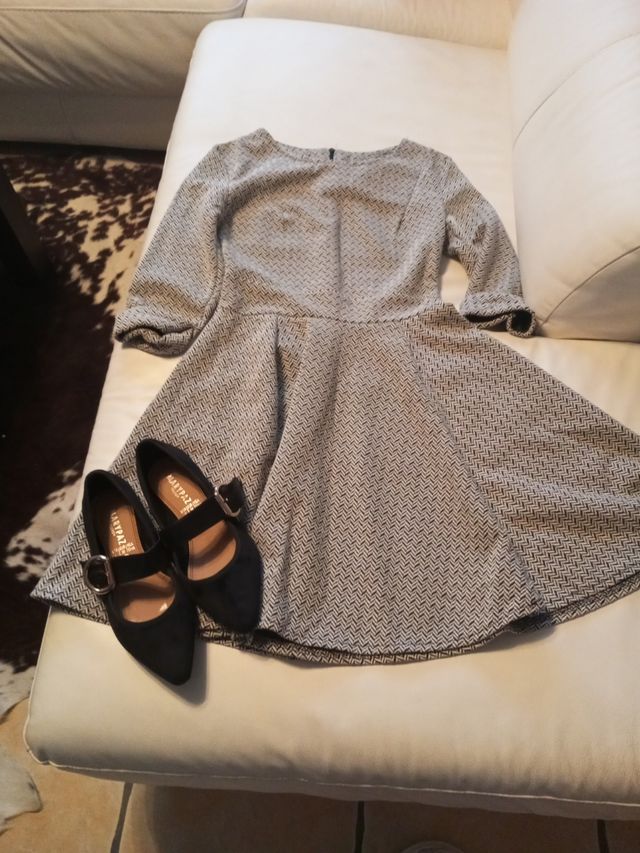 Vestido corto vuelo,invierno