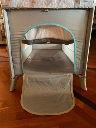 Kinderkraft Lettino da Viaggio Grigio/Azzurro