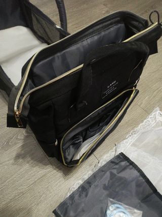 Cuna mochila portátil con mosquitera 