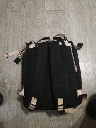 Cuna mochila portátil con mosquitera 