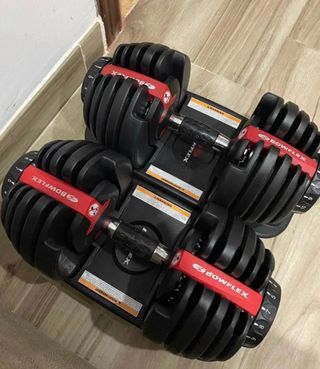 SET DE 2 MANCUERNAS BOWFLEX AJUSTABLES 4 A 41 KG