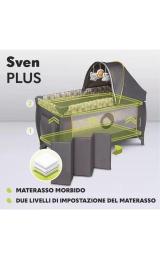 Lionelo Sven Box Lettino e Fasciatoio- Camping