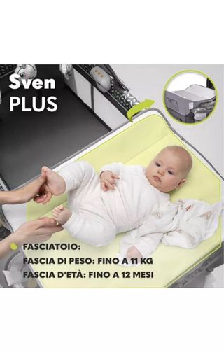 Lionelo Sven Box Lettino e Fasciatoio- Camping