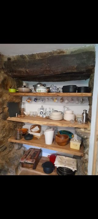 Libreria in castagno 