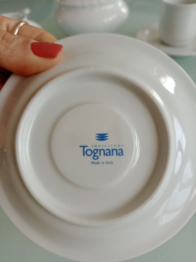 Tazzine da caffè con zuccheriera 