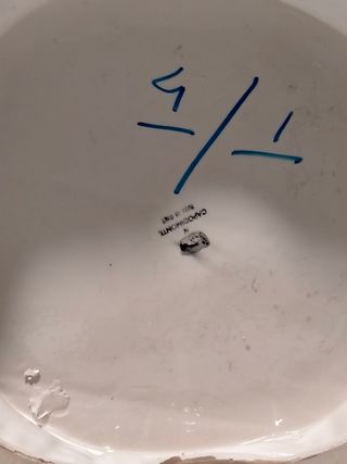 ceramica vintage pagliaccio capodi