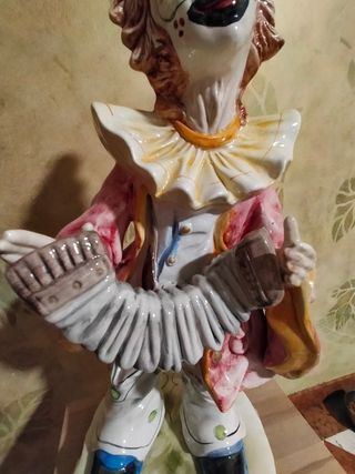 ceramica vintage pagliaccio capodi