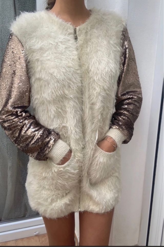 Chaqueta mangas lentejuelas Coconut