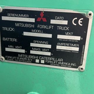 CARRETILLA MITSUBISHI TRIPLE 6,5 M REACONDICIONADA