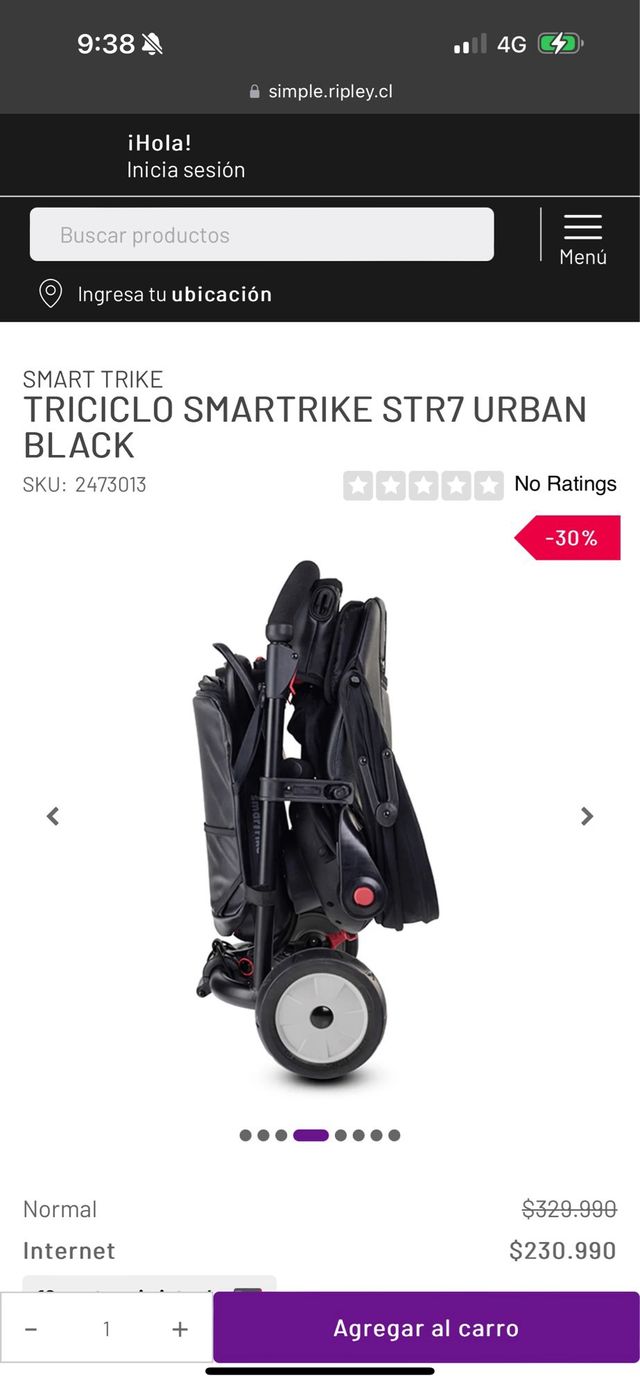 Triciclo evolutivo smart trike