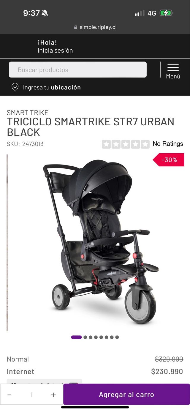 Triciclo evolutivo smart trike