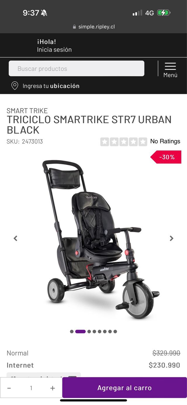 Triciclo evolutivo smart trike