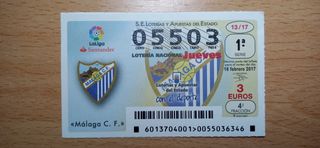 MÁLAGA (10) décimos y cupones