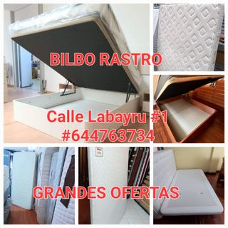 Colchón, somier, canape