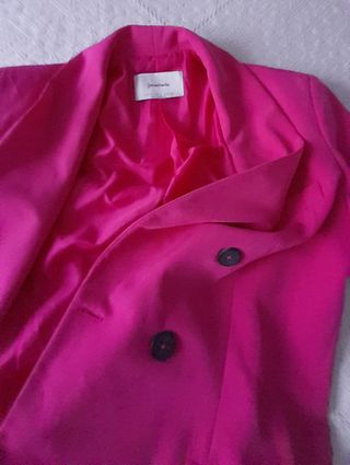 Chaqueta de vestir fucsia