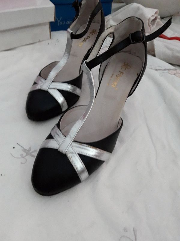 Scarpe da ballo da donna argento Flying Dance