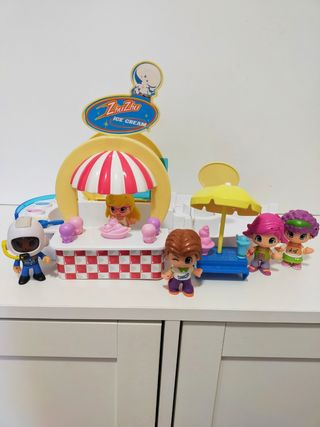 Lote 5 Pinypon e estação de gelados