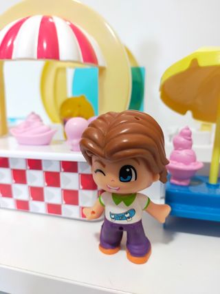 Lote 5 Pinypon e estação de gelados