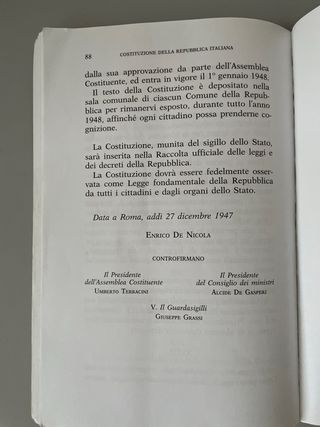 costituzione italiana
