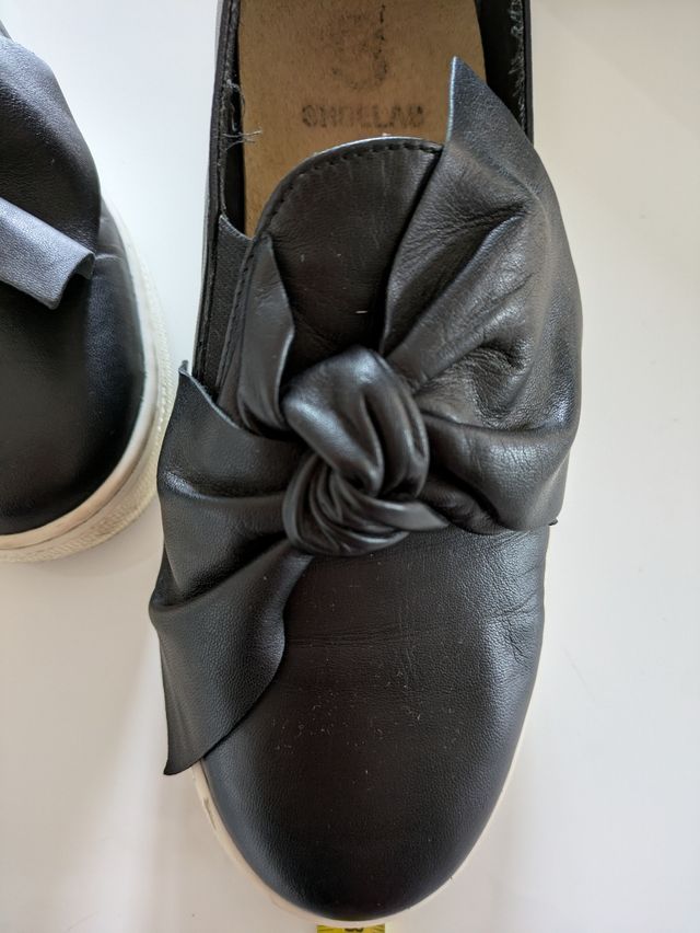 Mocassino nero senza lacci tg 39