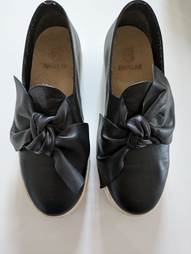 Mocassino nero senza lacci tg 39