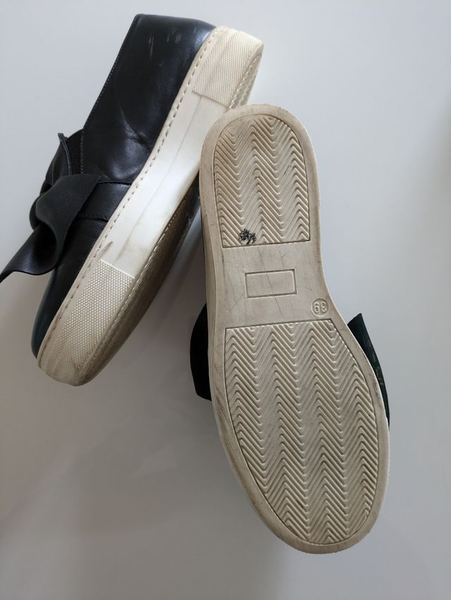 Mocassino nero senza lacci tg 39