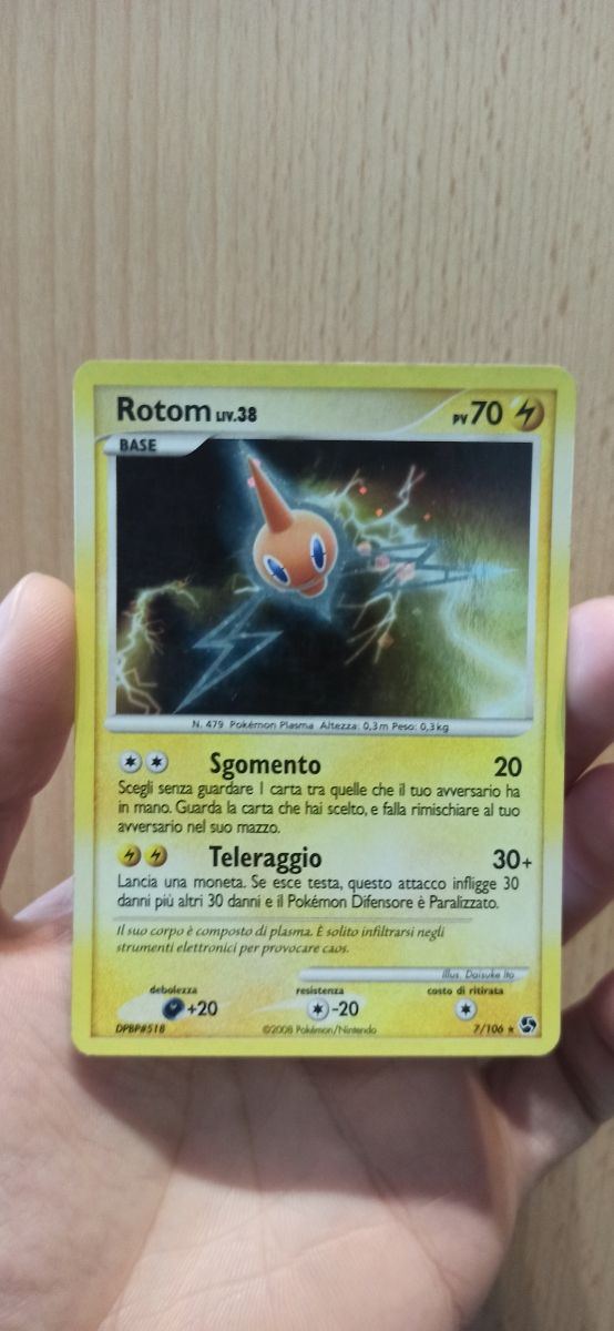 Rotom holo 7/106