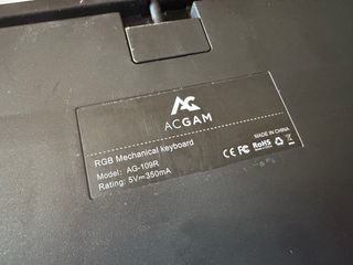 Teclado mecánico blue switch