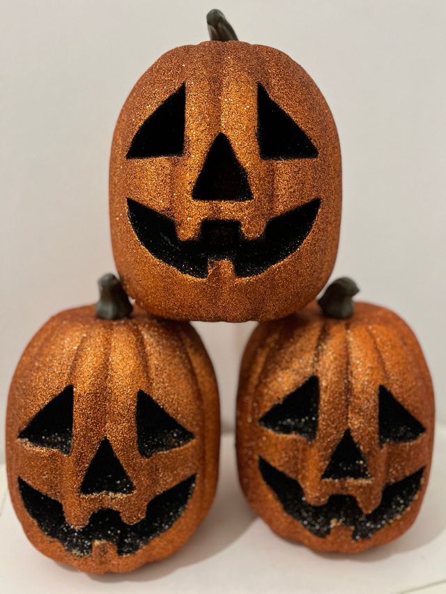 Calabazas decoracion Hallowen con luz