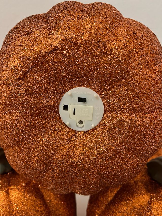 Calabazas decoracion Hallowen con luz