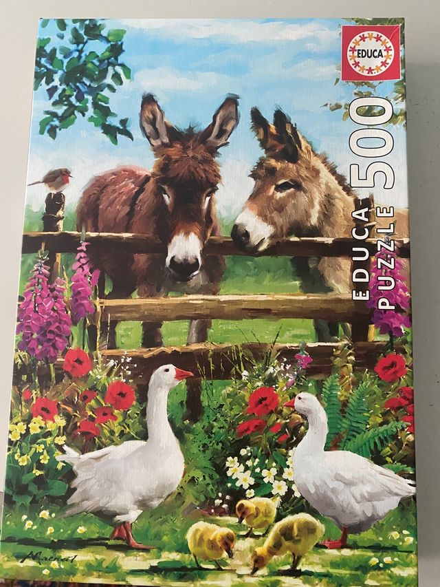 Puzzle burros 500