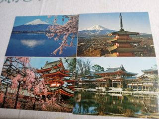 11 cartoline giapponesi vintage