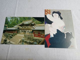 11 cartoline giapponesi vintage