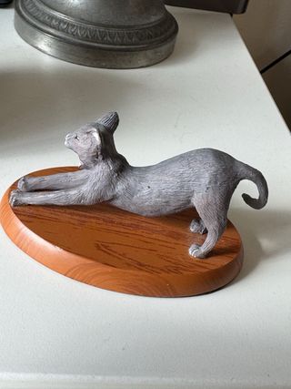Statuina gatto da collezione
