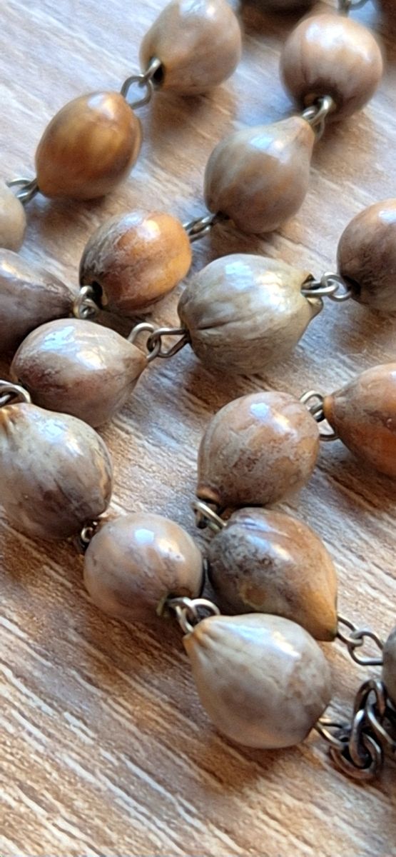 Rosario con imagen de la virgen