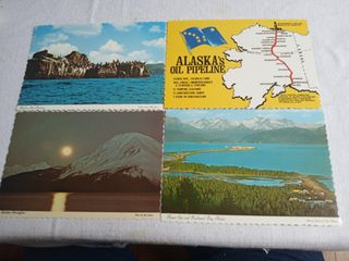 6 cartoline vintage alaska