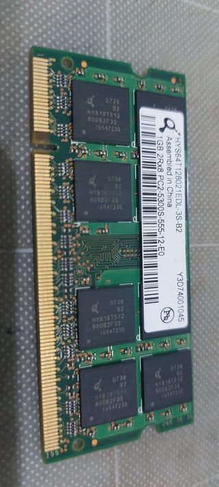 Memoria portátil Quimonda 1gb DDR2