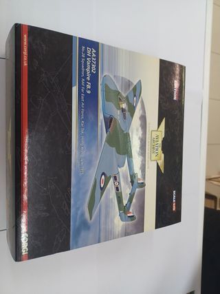 Avión metálico DH Vampire FB.9 Armour escala 1/72