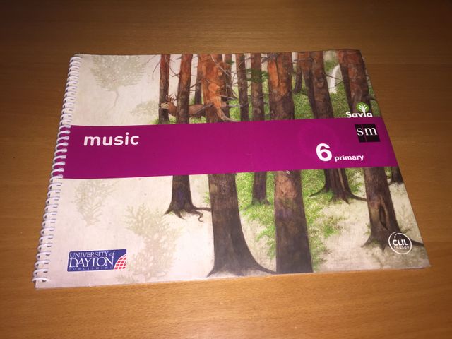Libro de Musica Sexto de Primaria nuevo precintado