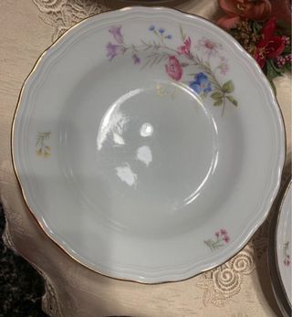 Antico servizzio piatti Richard Ginori 4 pezzi 