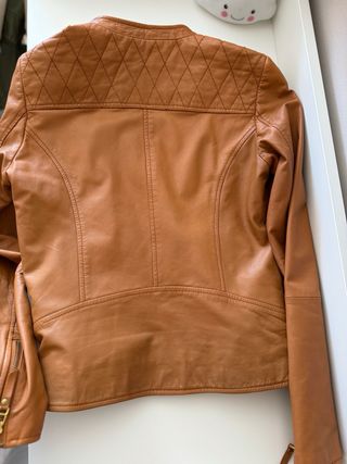 cazadora cuero massimo dutti
