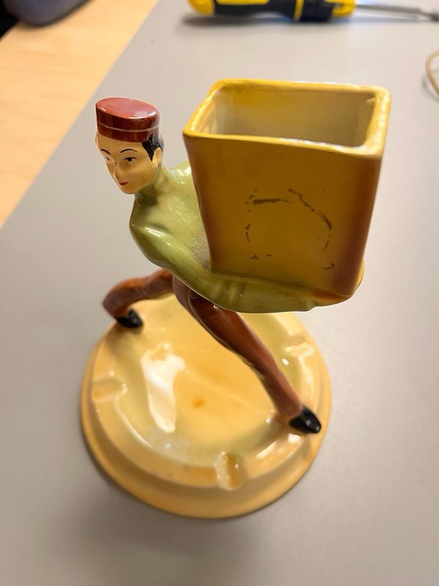 Cenicero / Cerillero Vintage Retro Mayordomo