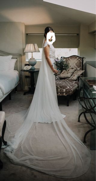 Vestido novia Jesus Peiro 8014