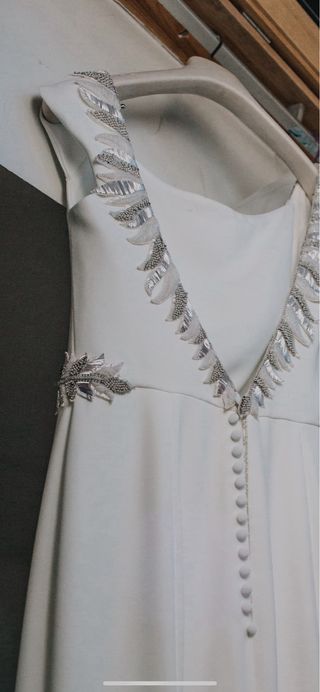 Vestido novia Jesus Peiro 8014