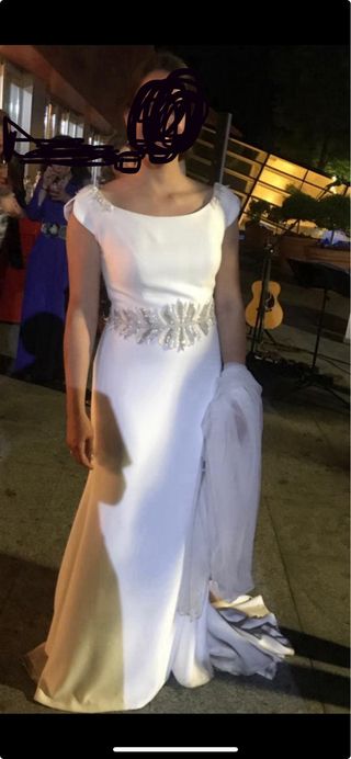 Vestido novia Jesus Peiro 8014