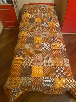 2 copriletti singoli trapuntati