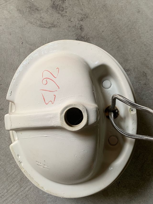 Lavabo roca modelo java con piedra marmol