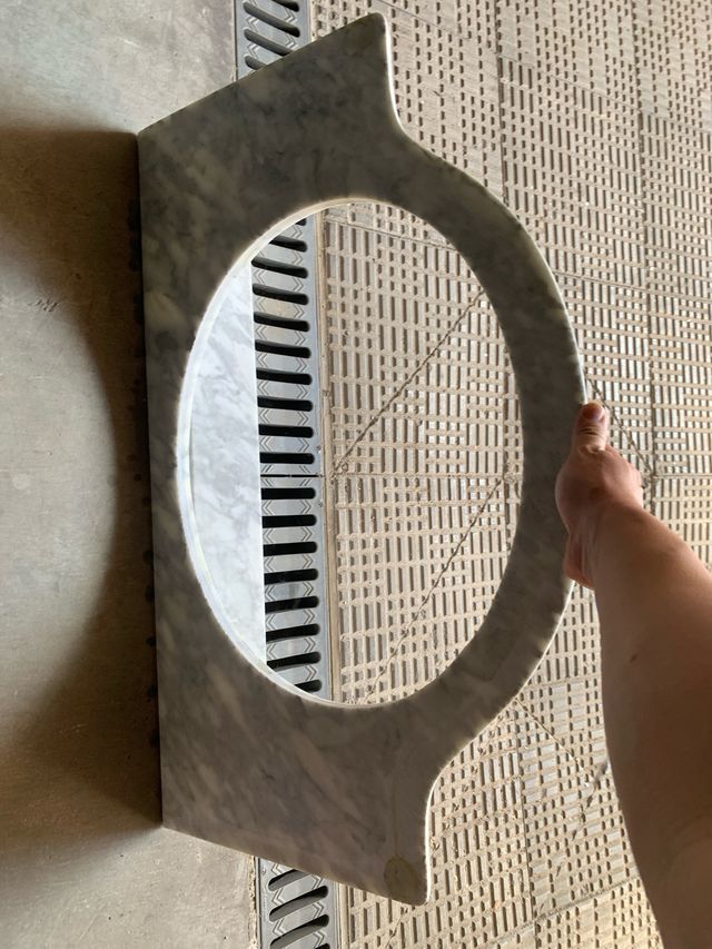 Lavabo roca modelo java con piedra marmol